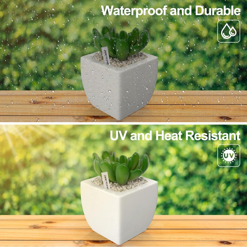 YaeCCC 1000 Pcs 4 Inches Plant Labels Plastic Plant Tags Nursery Garden Labels Pot Marker Garden Stake Tags for Fruit Trees, Flowers, Shrubs, etc - Image 5